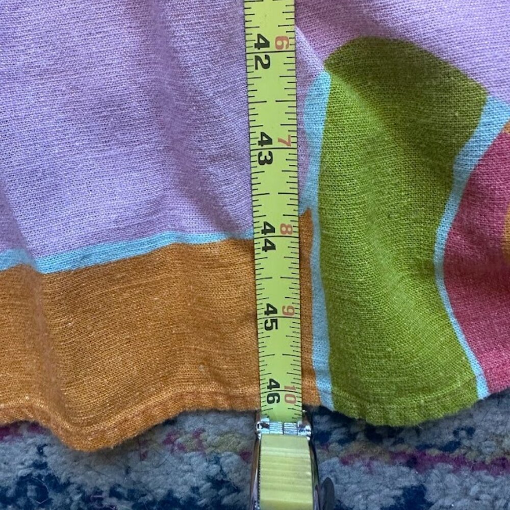 CROSBY by Mollie Burch Colorblock Maxi Dress in Pink, Green, Yellow, Navy - Picture 5 of 9